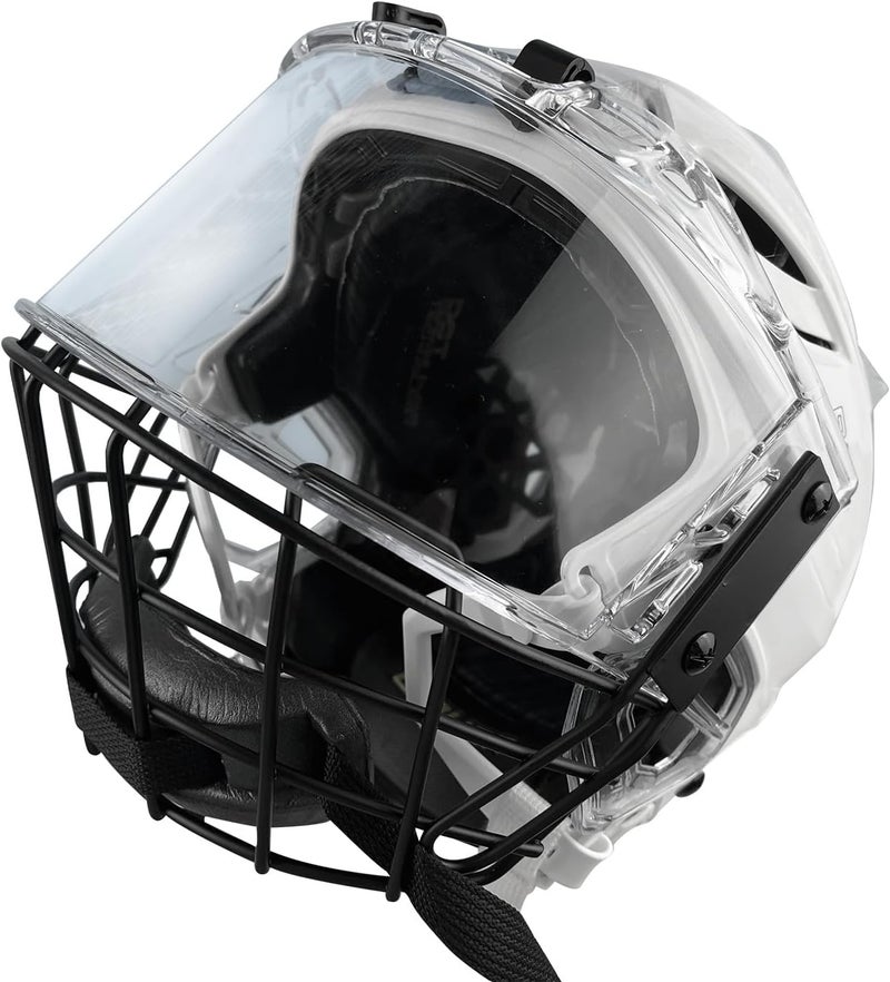 VPRO Ice Hockey Helmet Face Mask Cage Visor Shield Combo - Image 3